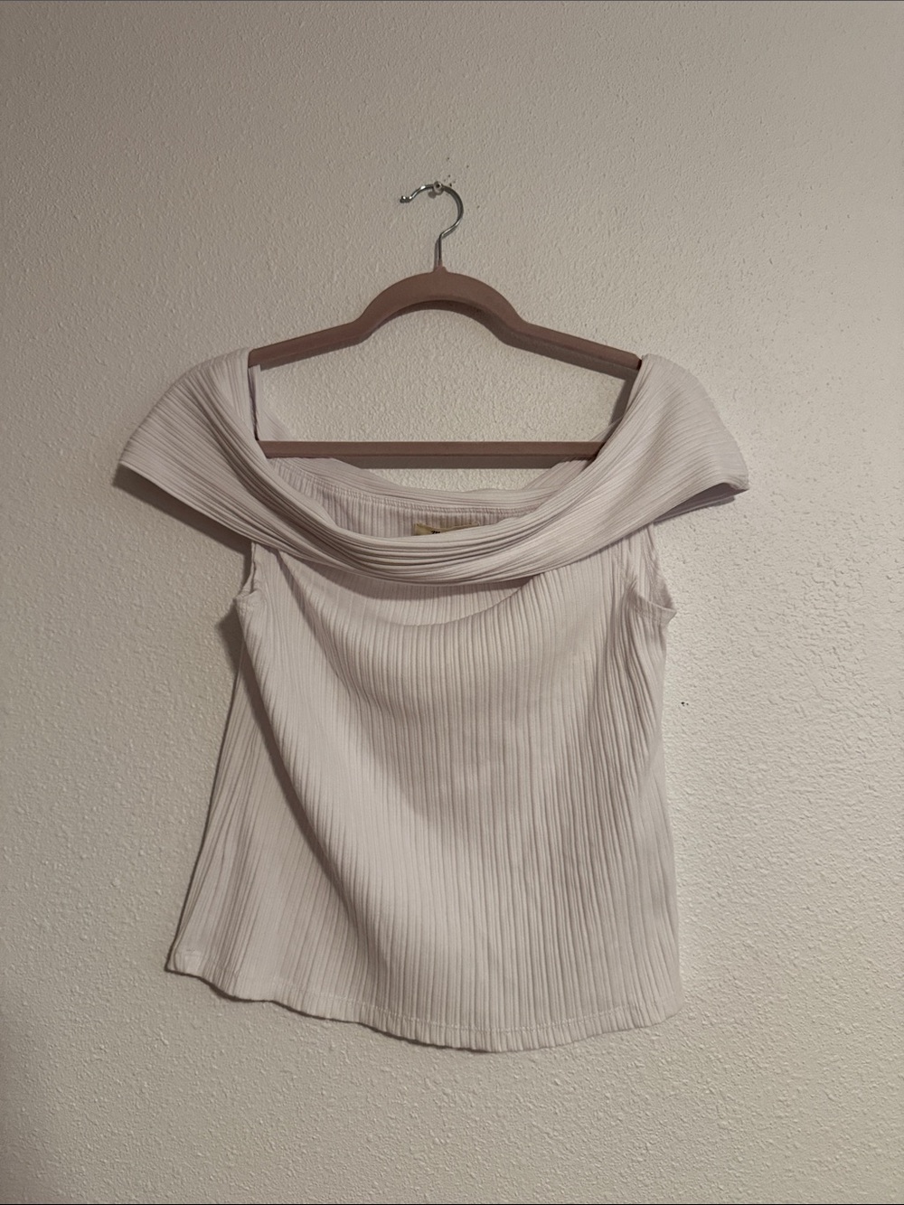 Madewell Ribbed Off-the-Shoulder Top - Picture 2 of 7